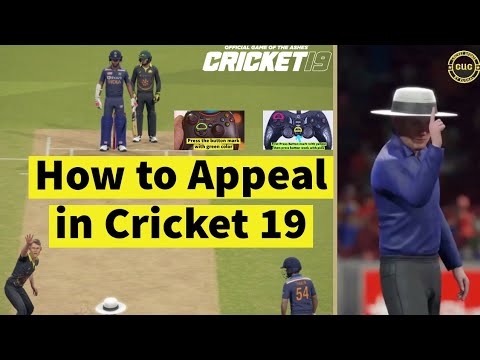 How to Appeal in Cricket 19 | Cricket 19 Pc Game me Appeal Kaise Kare | Cricket 19 Tutorials